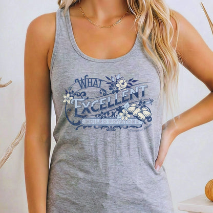 Tank Top Heather Grey / XS What Excellent Boiled Potatoes Women's Racerback Tank Top The Mystic Eden