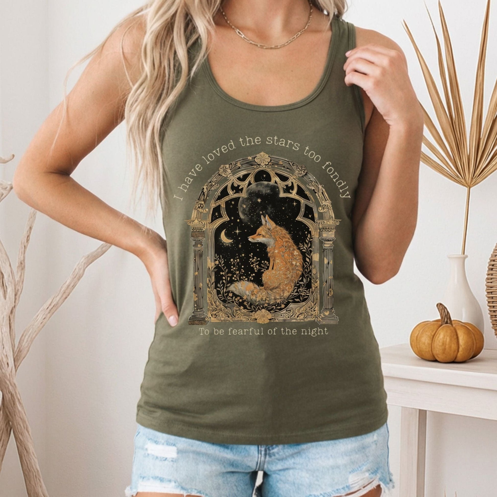 Tank Top I Have Loved the Stars Too Fondly Women's Lightweight Racerback Tank Top The Mystic Eden