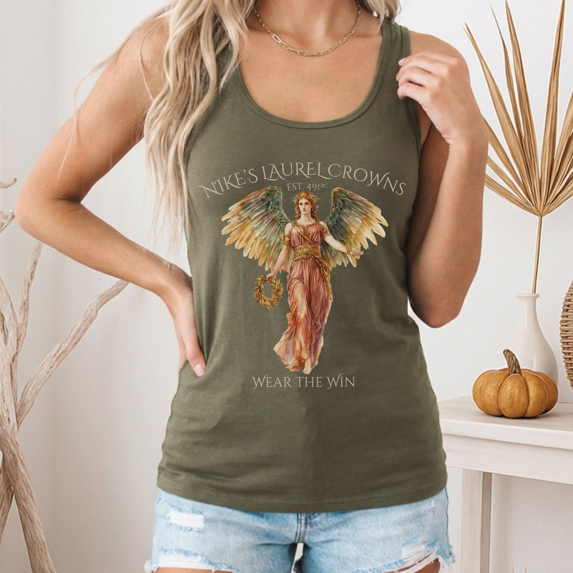 Tank Top Nike's Laurel Crowns Women's Racerback Tank Top The Mystic Eden