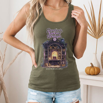 Tank Top Pandora's Curiosity Boutique Women's Racerback Tank Top The Mystic Eden