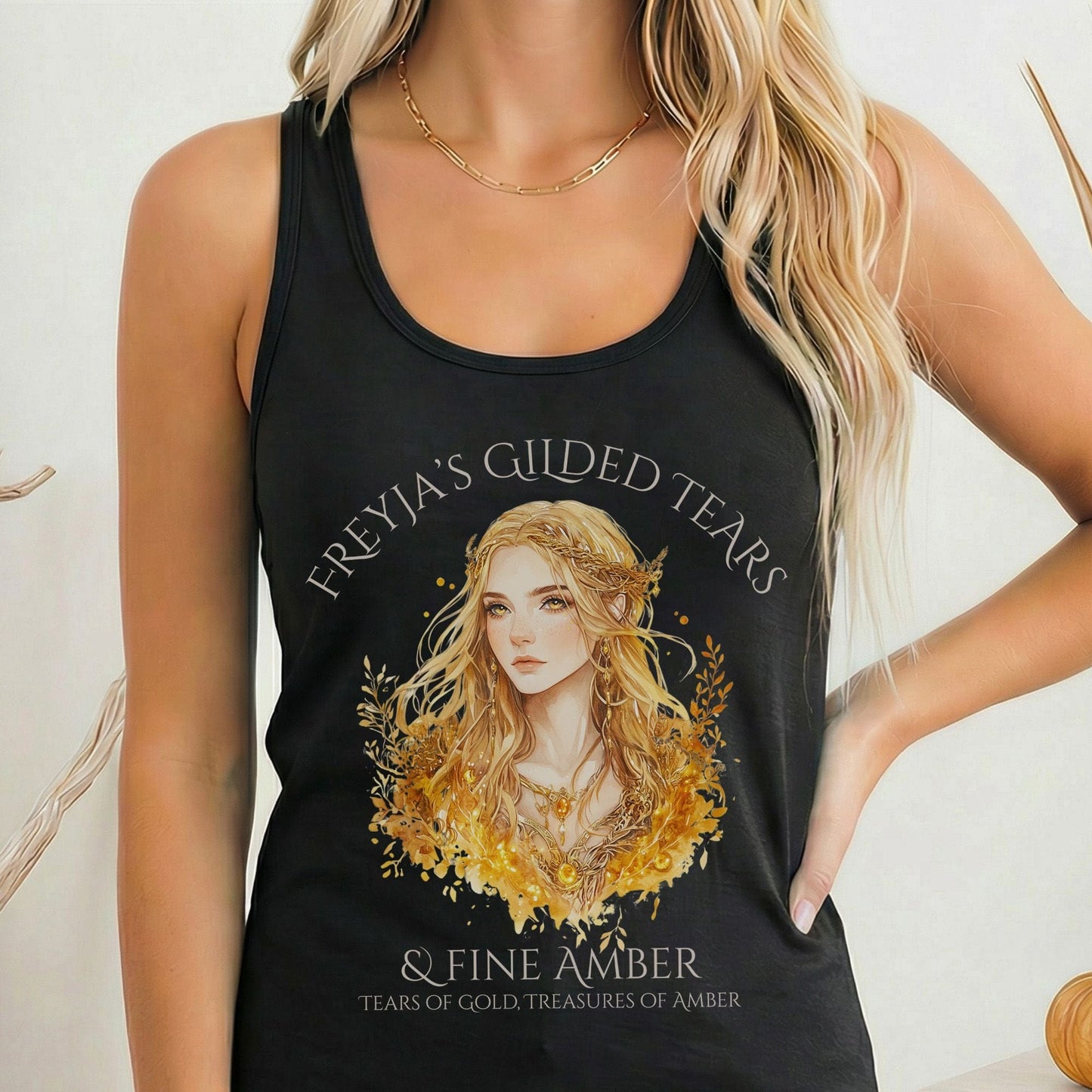 Tank Top Solid Black / XS Design 161 Tank Top The Mystic Eden