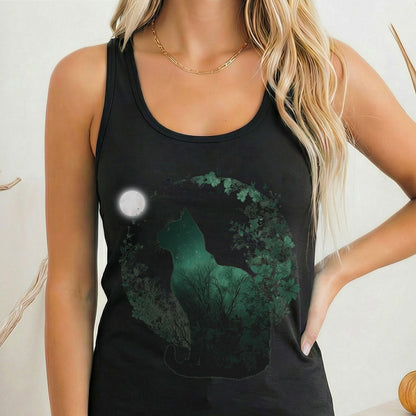 Tank Top Solid Black / XS Design 208 Tank Top The Mystic Eden