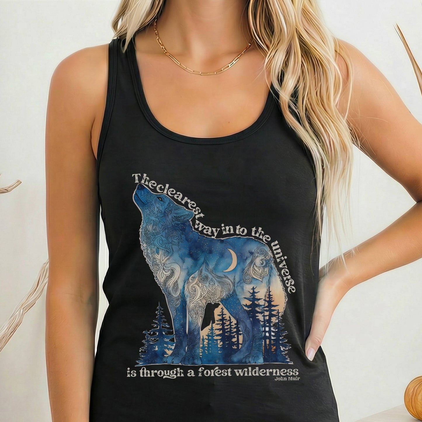 Tank Top Solid Black / XS Design 209 Tank Top The Mystic Eden