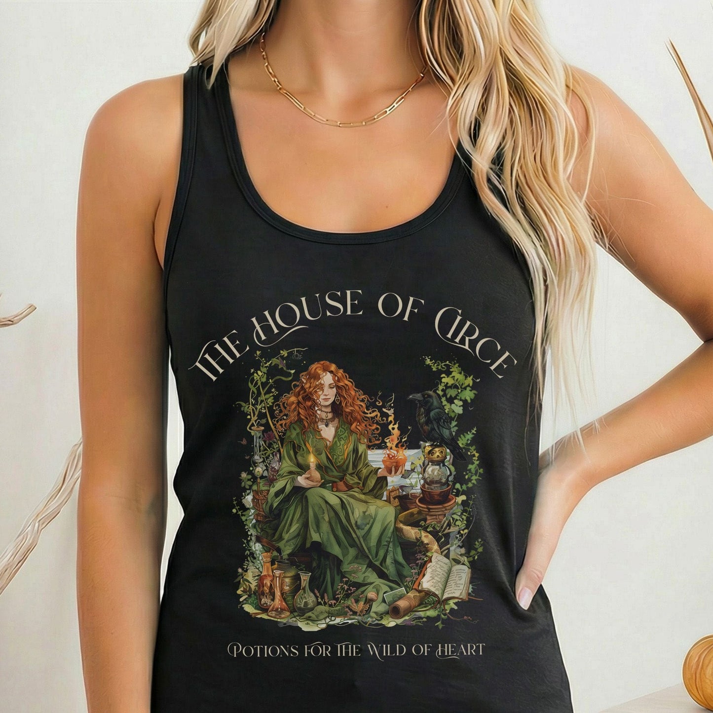 Tank Top Solid Black / XS Design 214 Tank Top The Mystic Eden