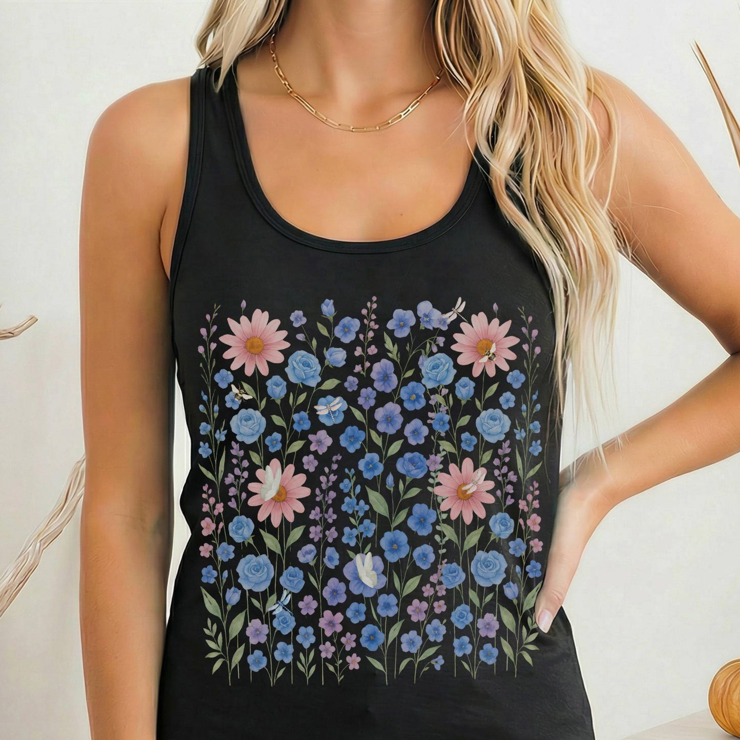 Tank Top Solid Black / XS Design 228 Tank Top The Mystic Eden