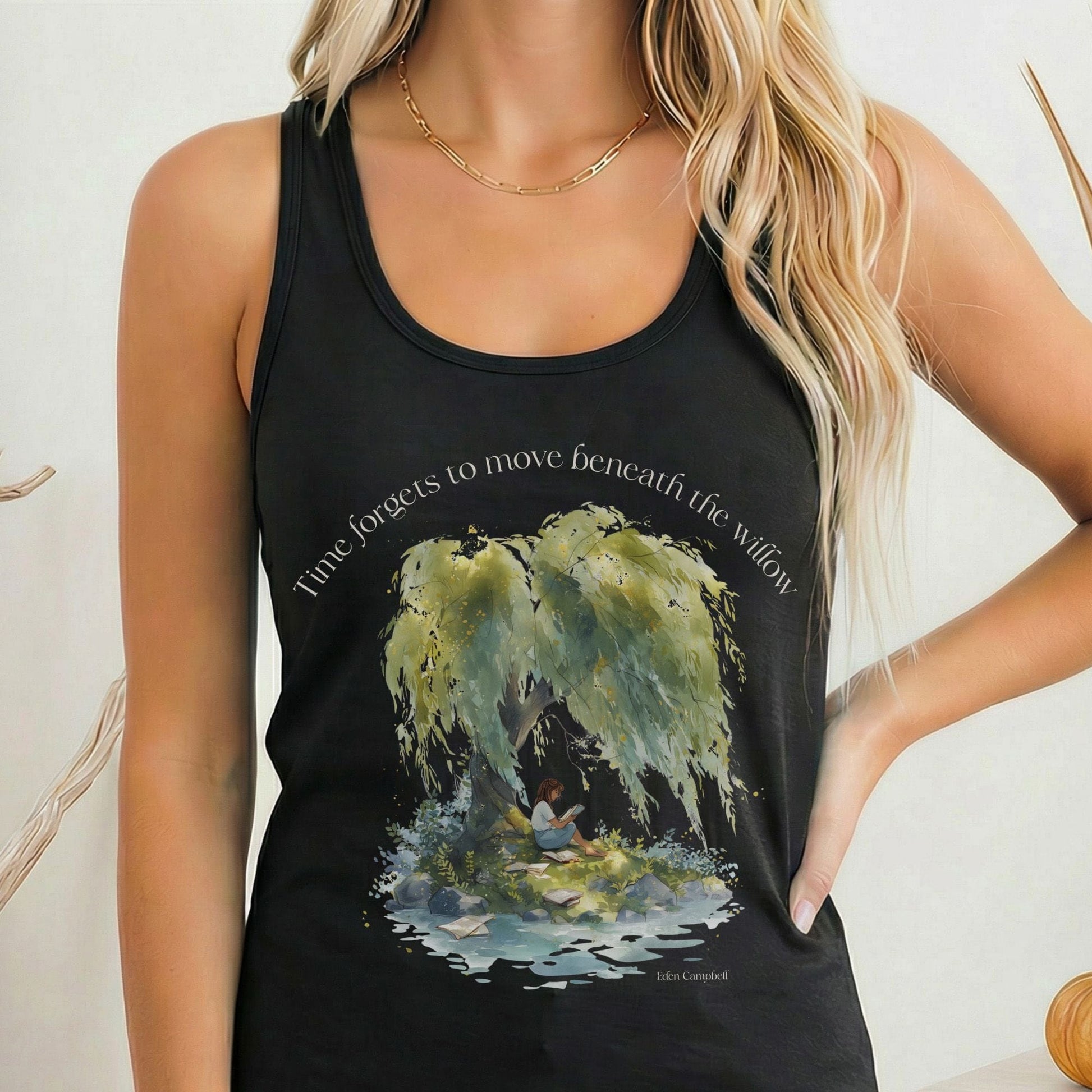 Tank Top Solid Black / XS Design 244 Tank Top The Mystic Eden
