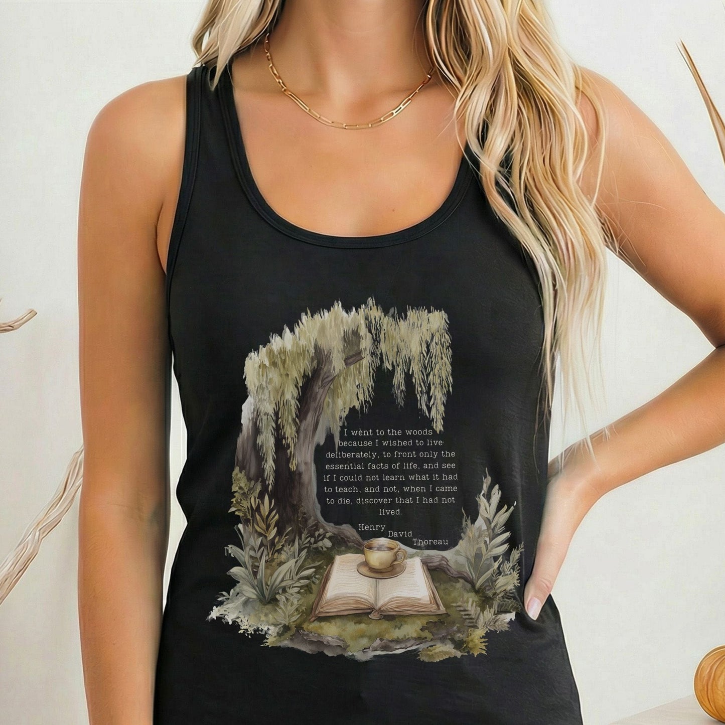 Tank Top Solid Black / XS Design 245 Tank Top The Mystic Eden