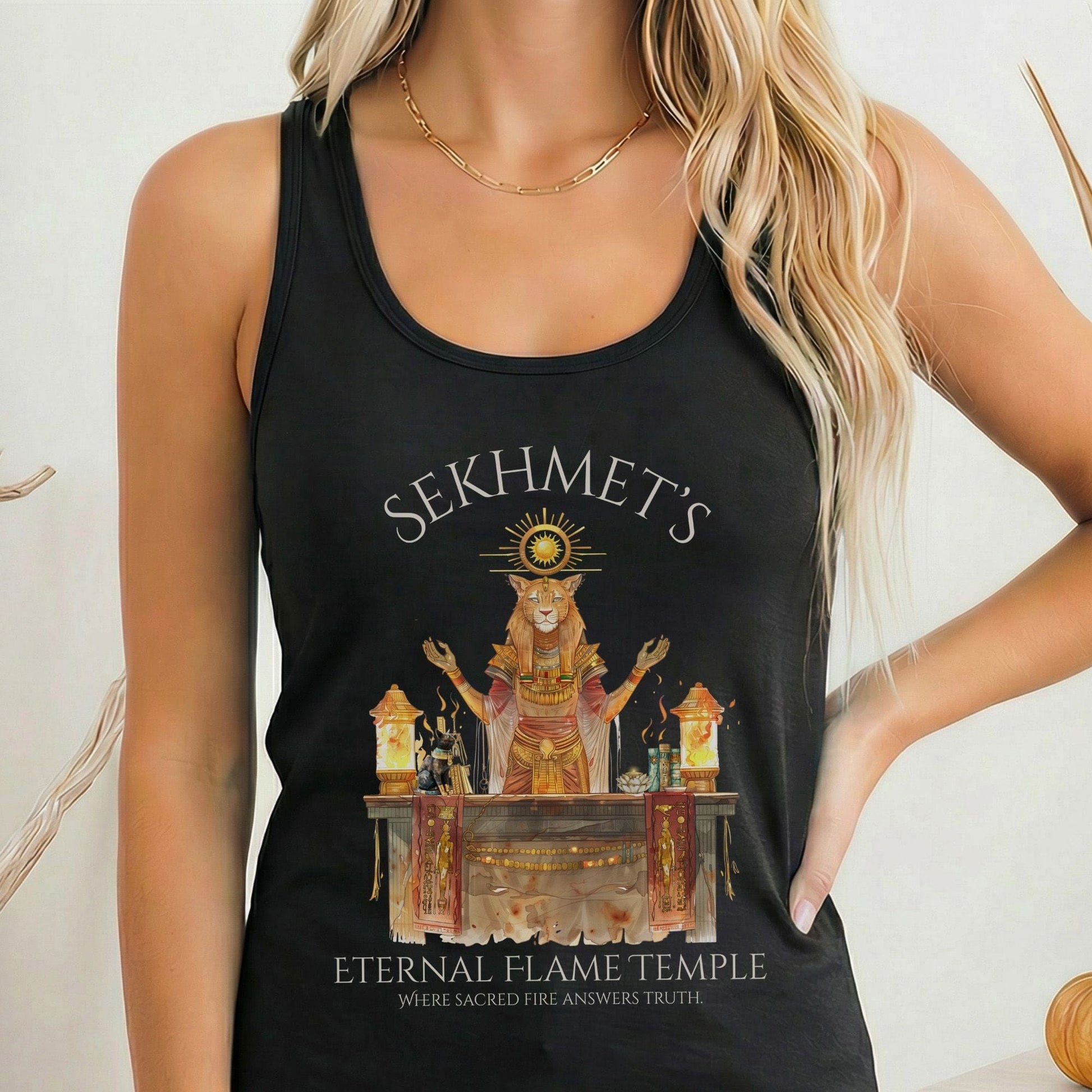 Tank Top Solid Black / XS Design 264 Tank Top The Mystic Eden