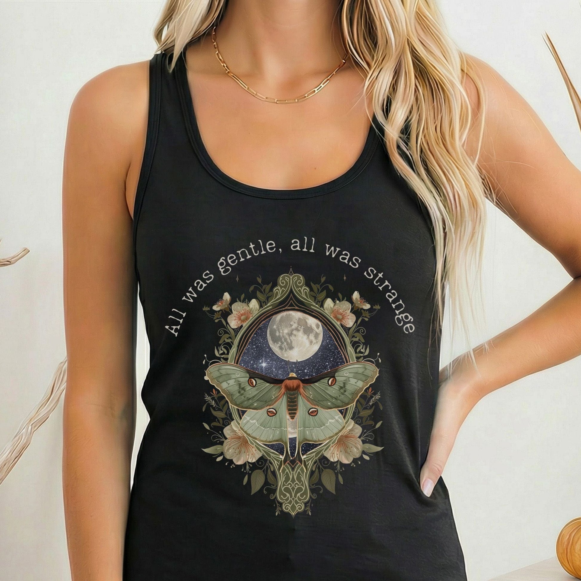 Tank Top Solid Black / XS Design 267 Tank Top The Mystic Eden