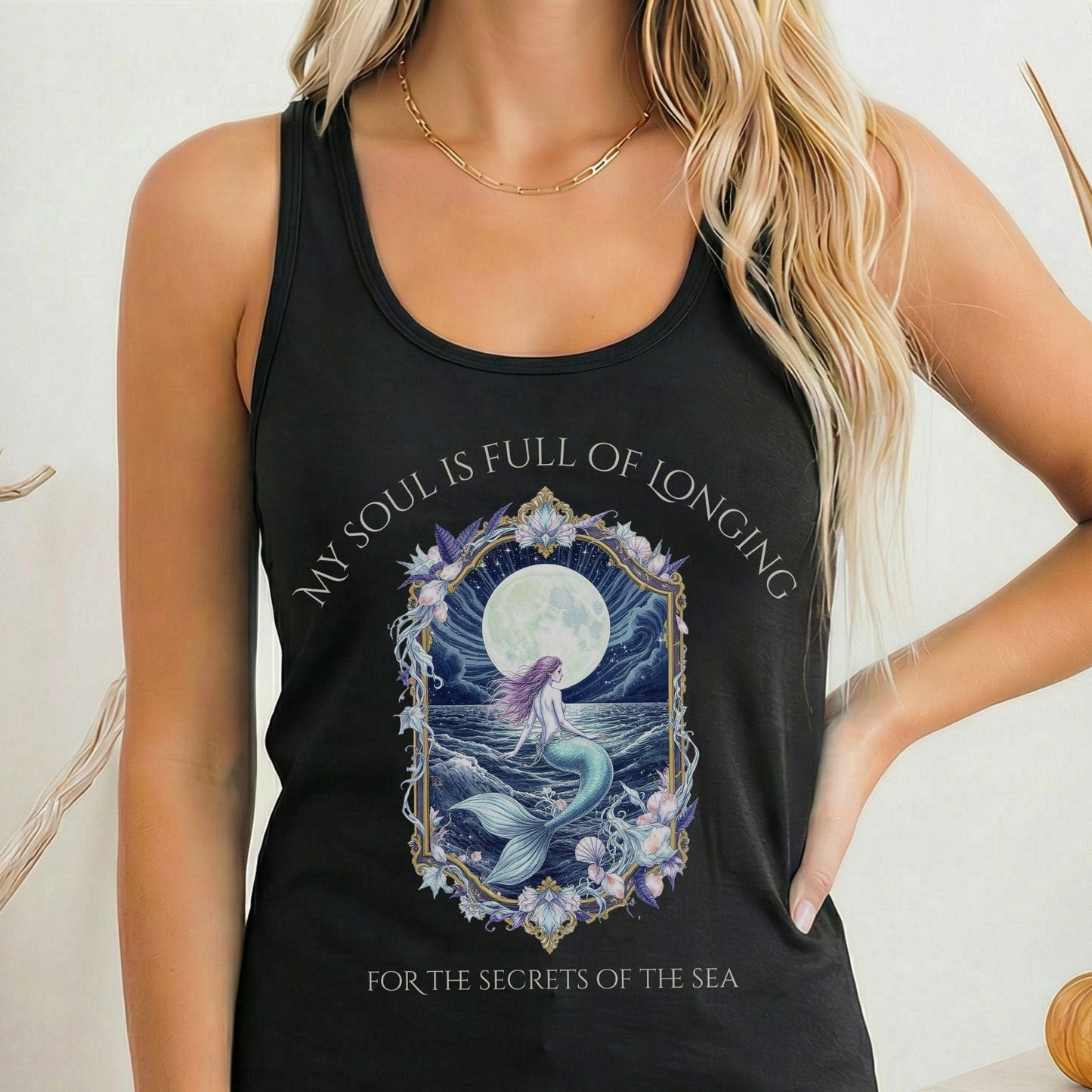 Tank Top Solid Black / XS Design 269 Tank Top The Mystic Eden