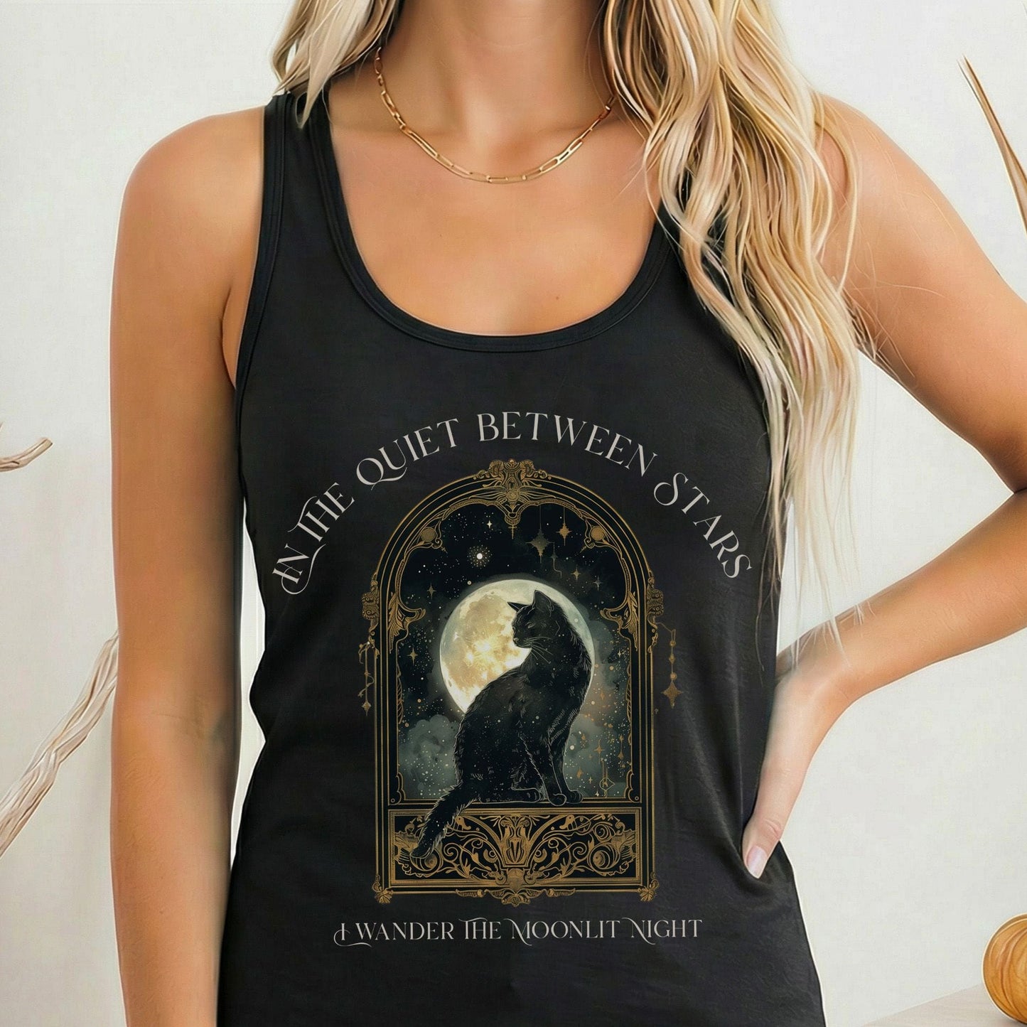 Tank Top Solid Black / XS Design 279 Tank Top The Mystic Eden