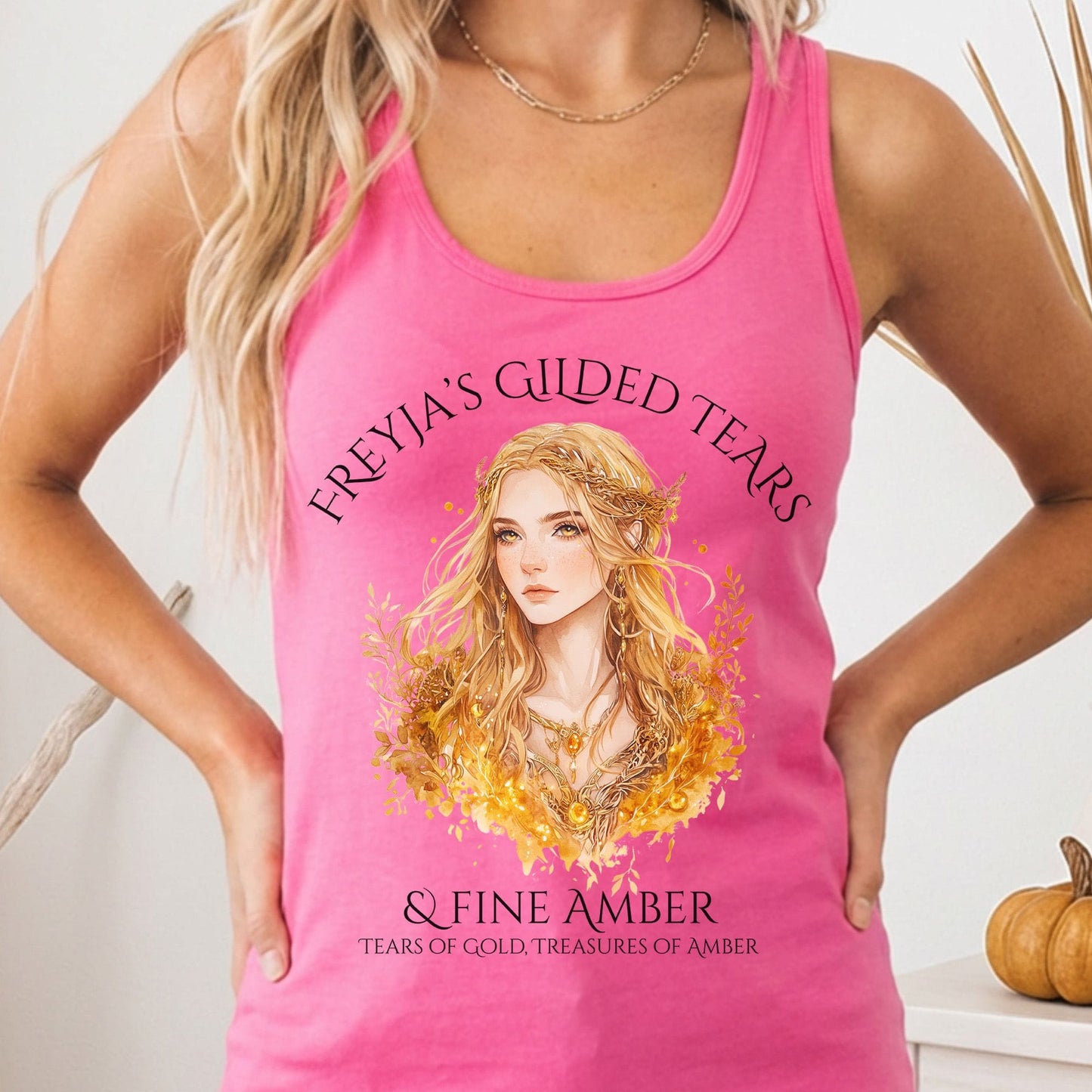Tank Top Solid Hot Pink / XS Design 161 Tank Top The Mystic Eden
