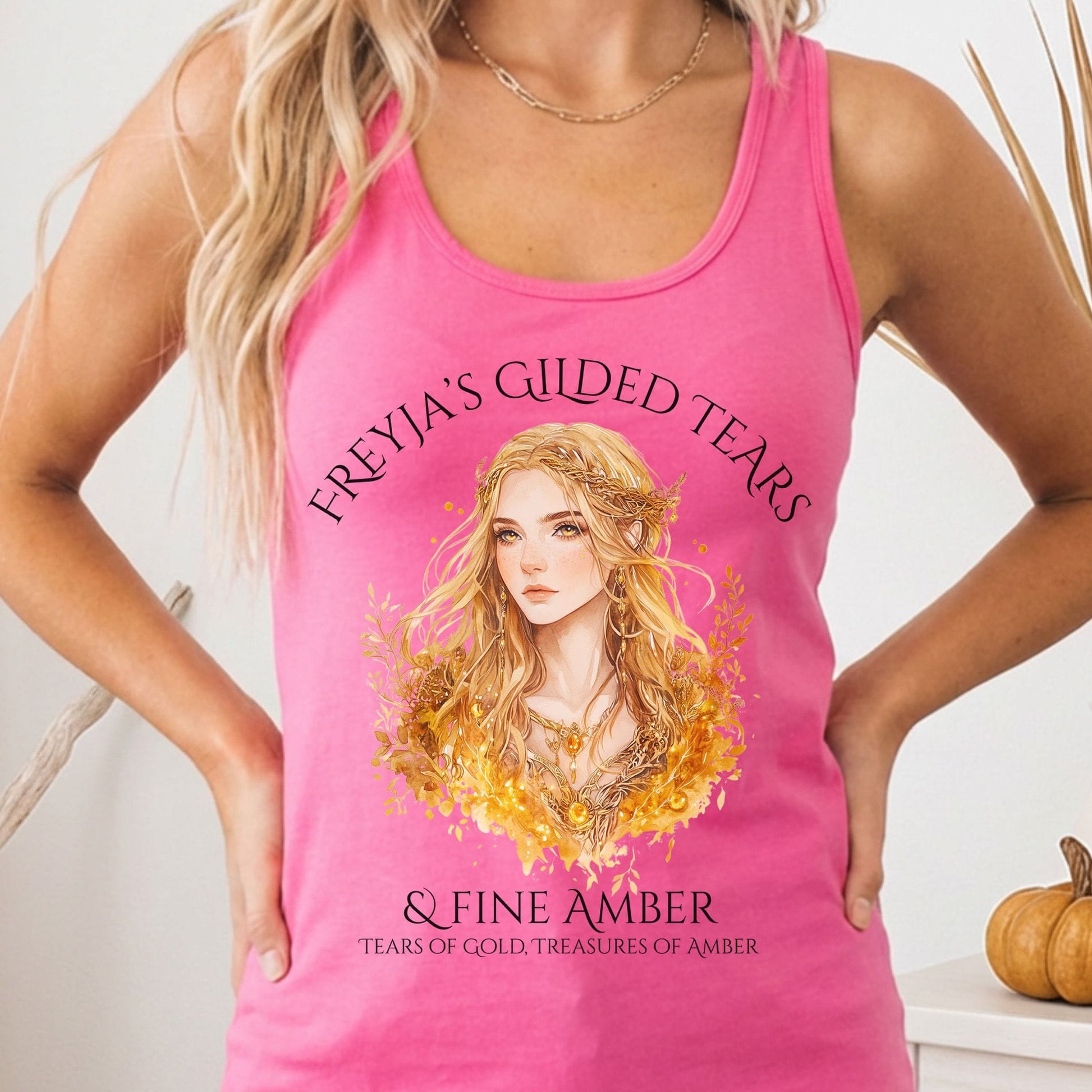 Tank Top Solid Hot Pink / XS Design 161 Tank Top The Mystic Eden