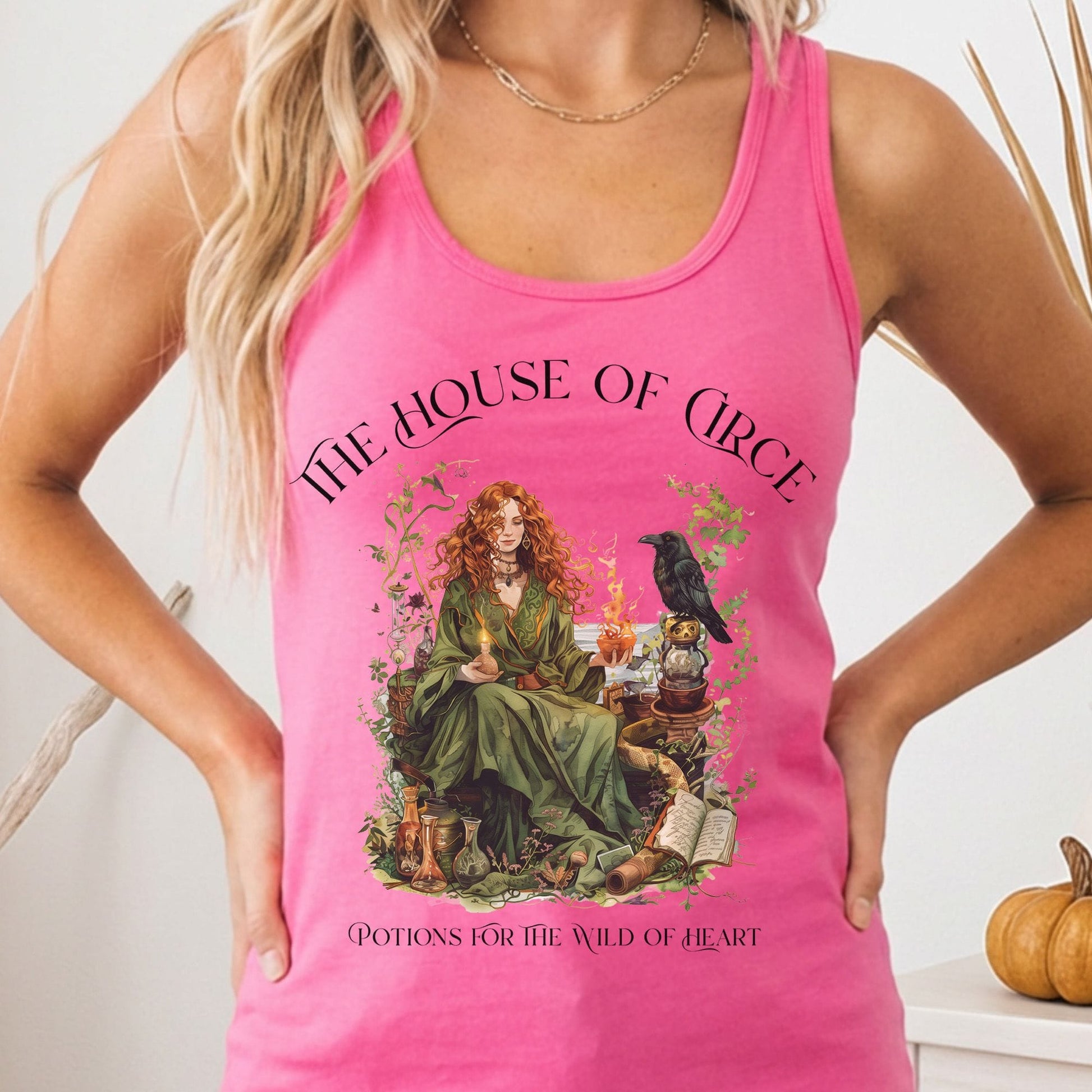 Tank Top Solid Hot Pink / XS Design 214 Tank Top The Mystic Eden