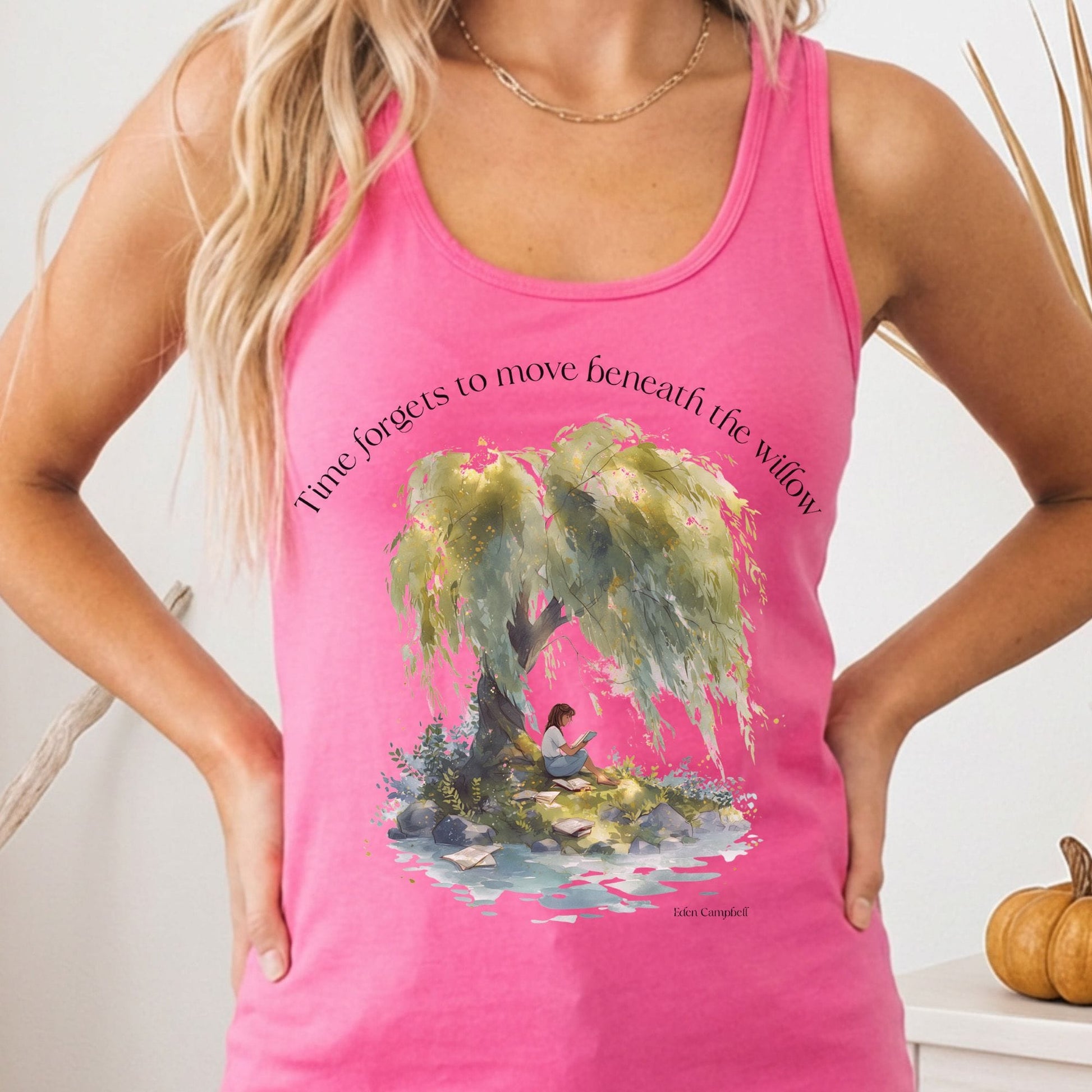 Tank Top Solid Hot Pink / XS Design 244 Tank Top The Mystic Eden