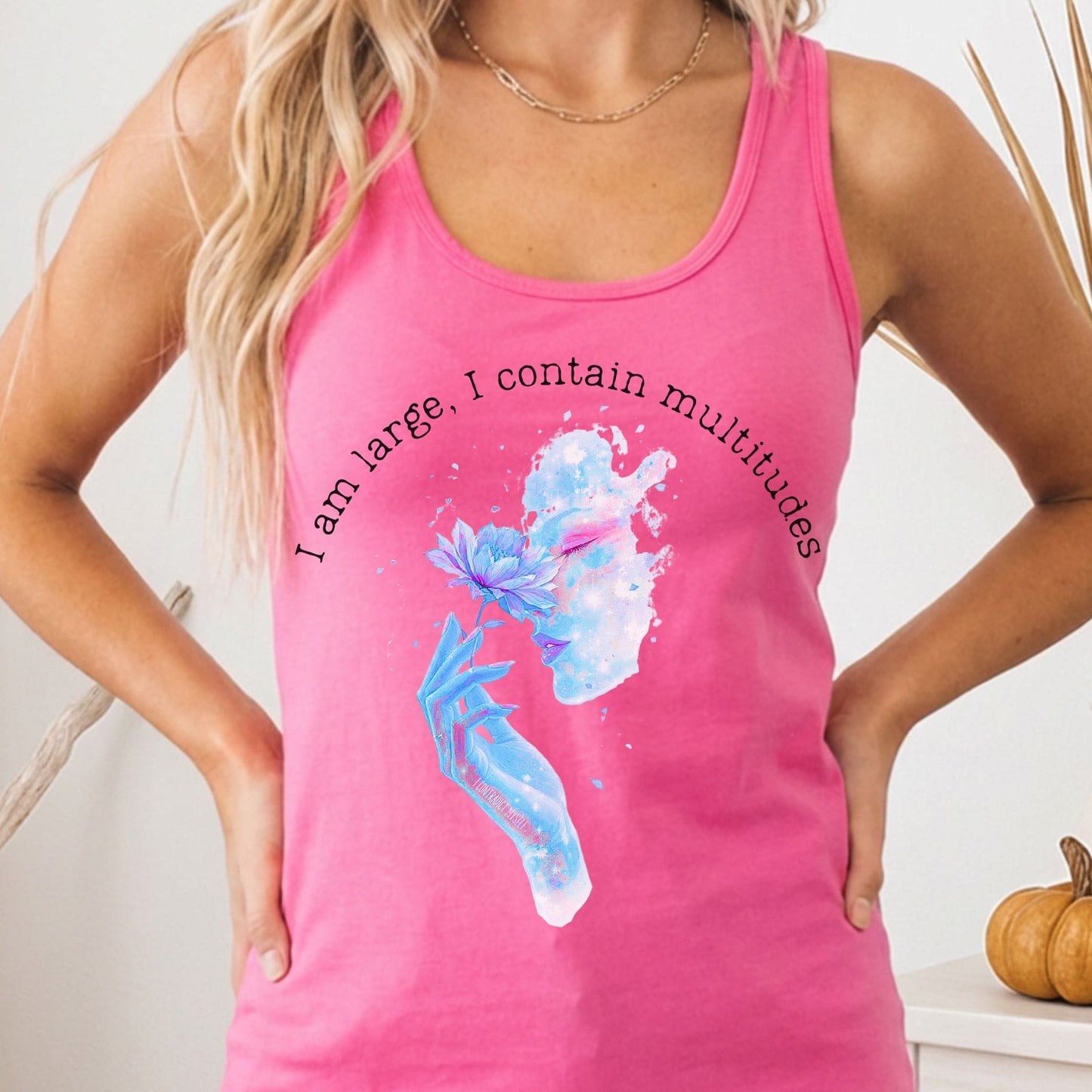 Tank Top Solid Hot Pink / XS Design 251 Tank Top The Mystic Eden