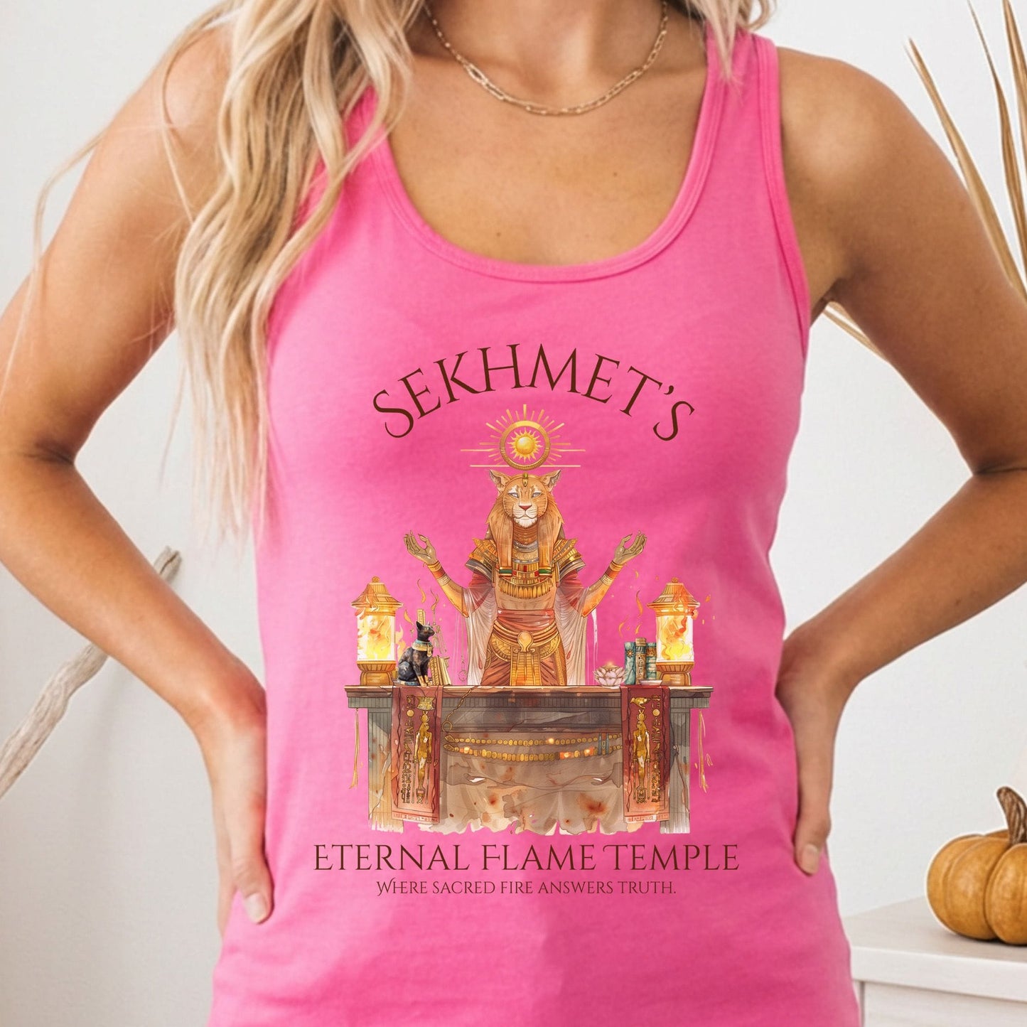 Tank Top Solid Hot Pink / XS Design 264 Tank Top The Mystic Eden
