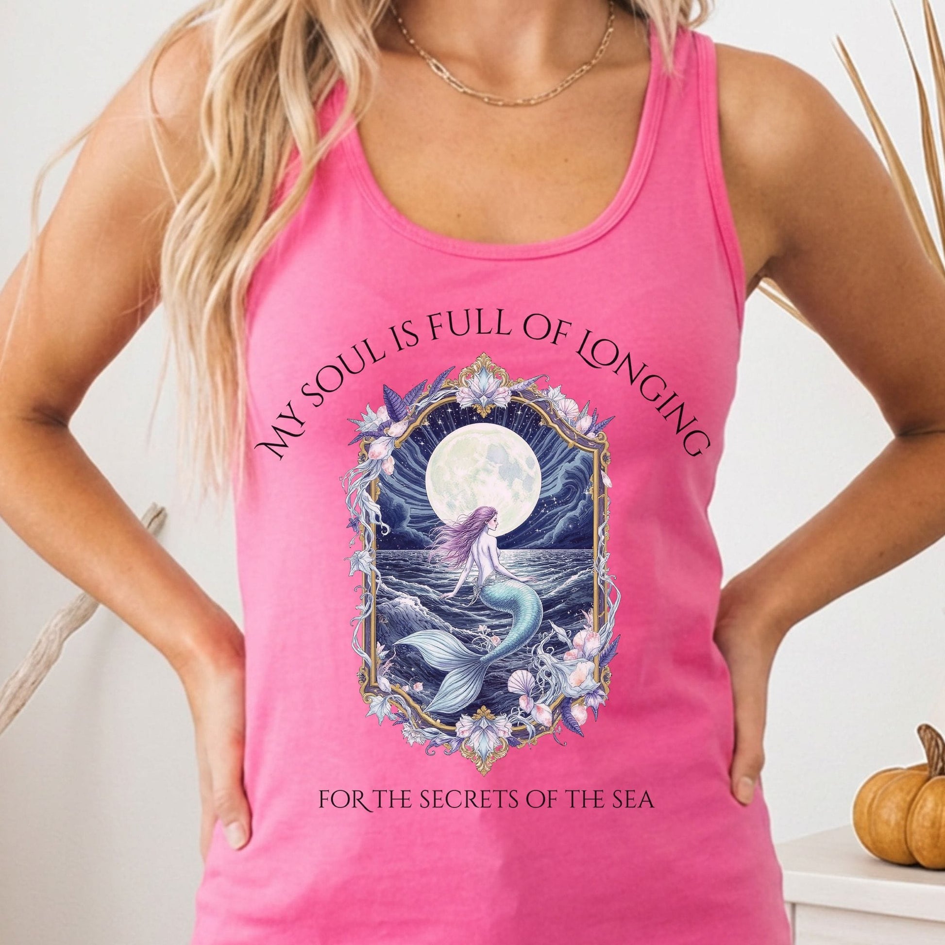 Tank Top Solid Hot Pink / XS Design 269 Tank Top The Mystic Eden