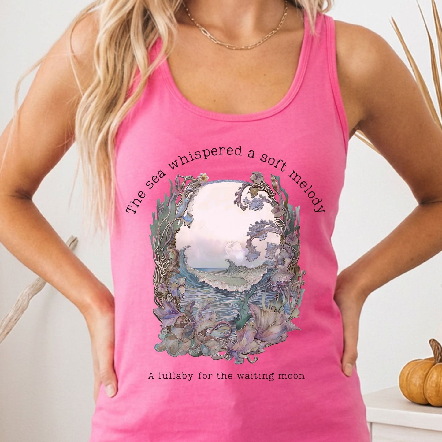 Tank Top Solid Hot Pink / XS Design 271 Tank Top The Mystic Eden