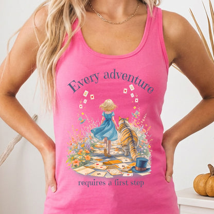 Tank Top Solid Hot Pink / XS Every Adventure Enchanted Journey Women's Lightweight Tank Top The Mystic Eden