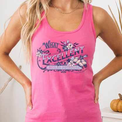 Tank Top Solid Hot Pink / XS What Excellent Boiled Potatoes Women's Racerback Tank Top The Mystic Eden