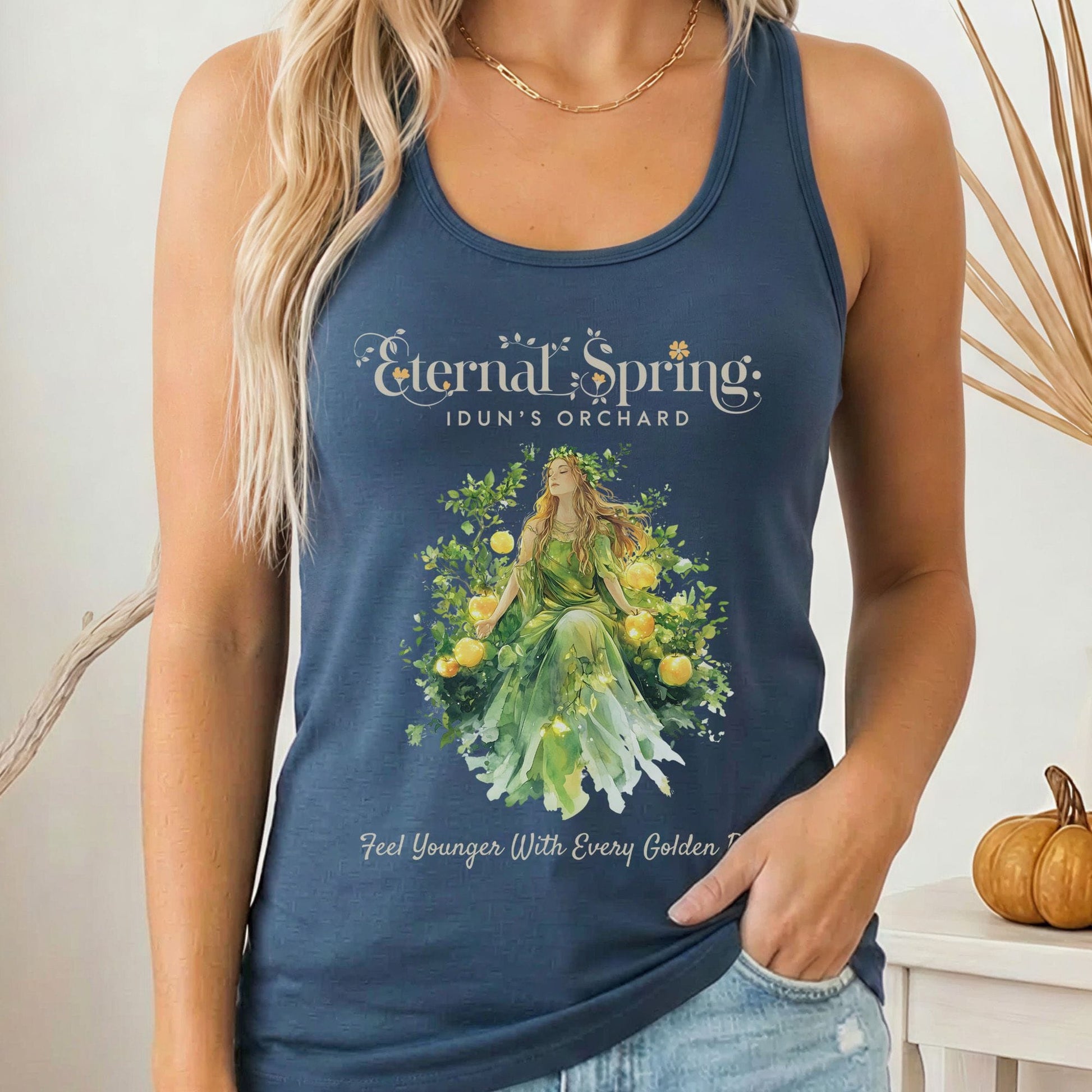 Tank Top Solid Indigo / XS Design 165 Tank Top The Mystic Eden