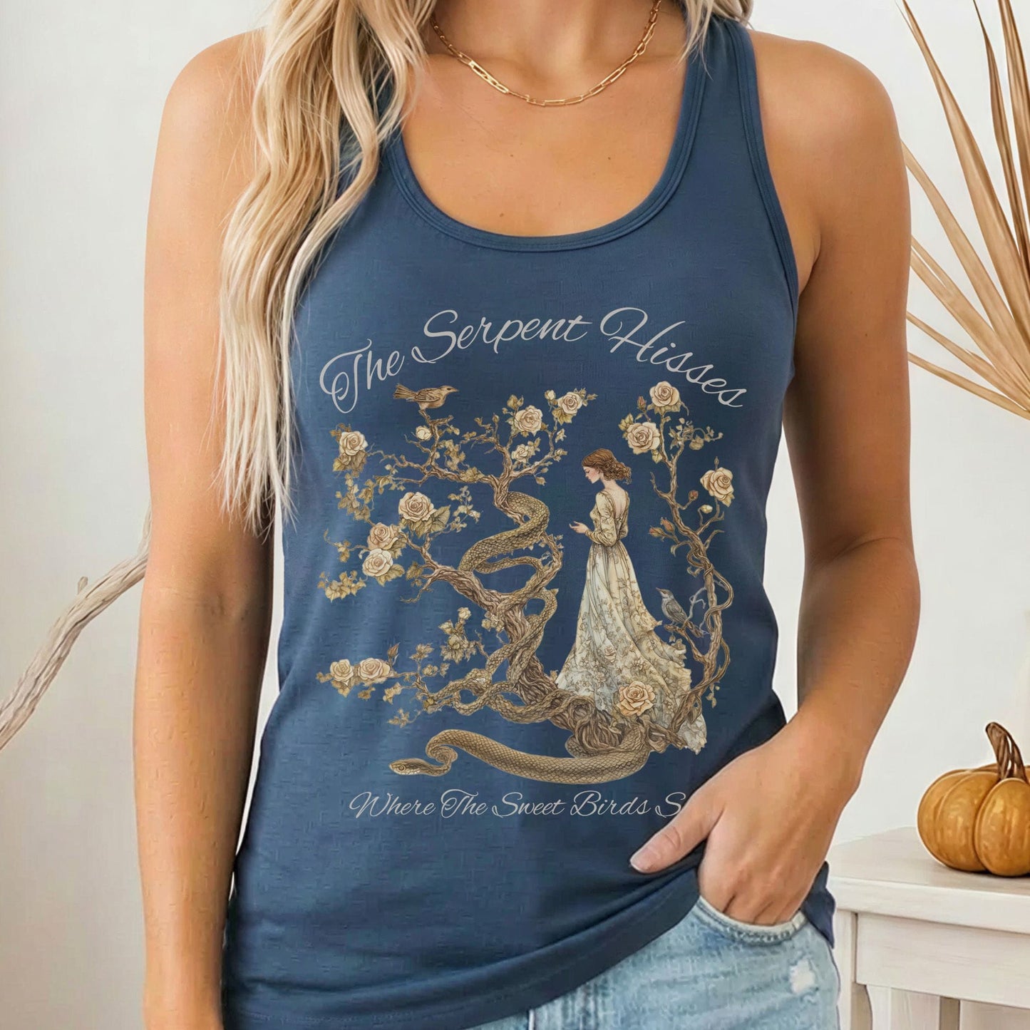 Tank Top Solid Indigo / XS Design 167 Tank Top The Mystic Eden