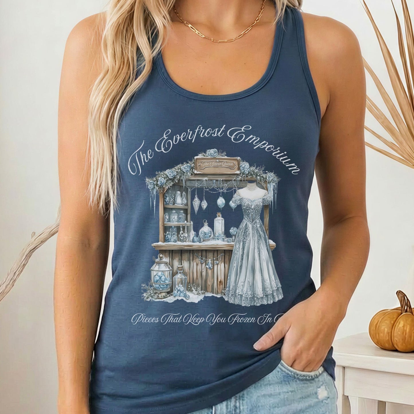 Tank Top Solid Indigo / XS Design 176 Tank Top The Mystic Eden