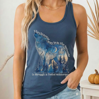 Tank Top Solid Indigo / XS Design 209 Tank Top The Mystic Eden