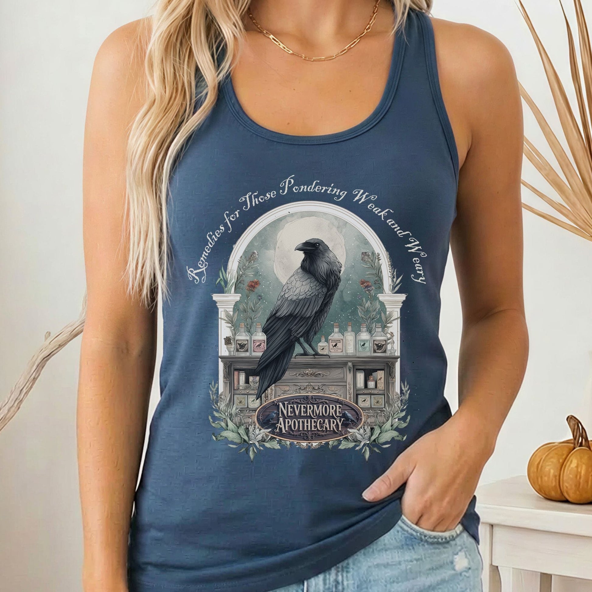 Tank Top Solid Indigo / XS Design 238 Tank Top The Mystic Eden
