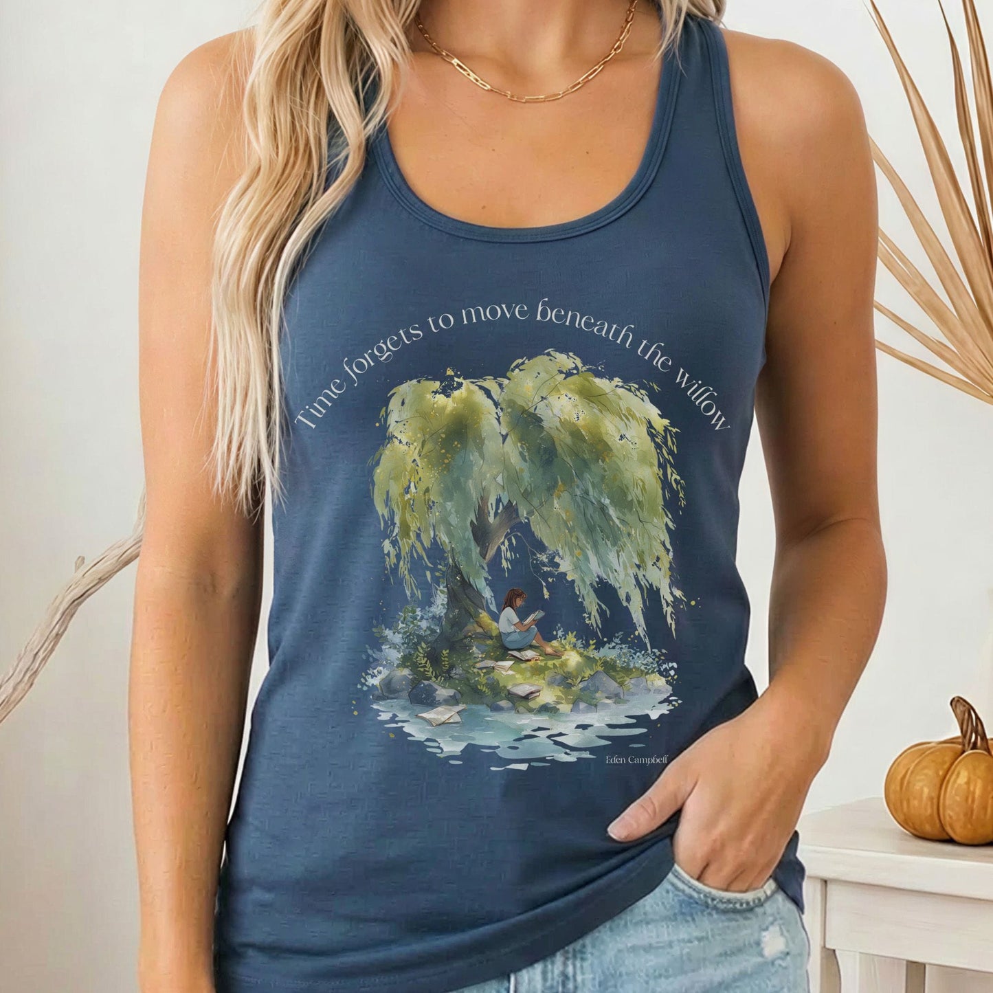 Tank Top Solid Indigo / XS Design 244 Tank Top The Mystic Eden