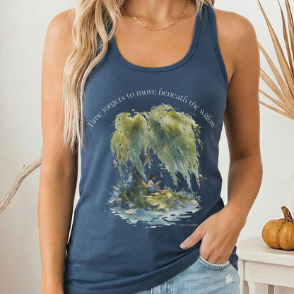 Tank Top Solid Indigo / XS Design 244 Tank Top The Mystic Eden