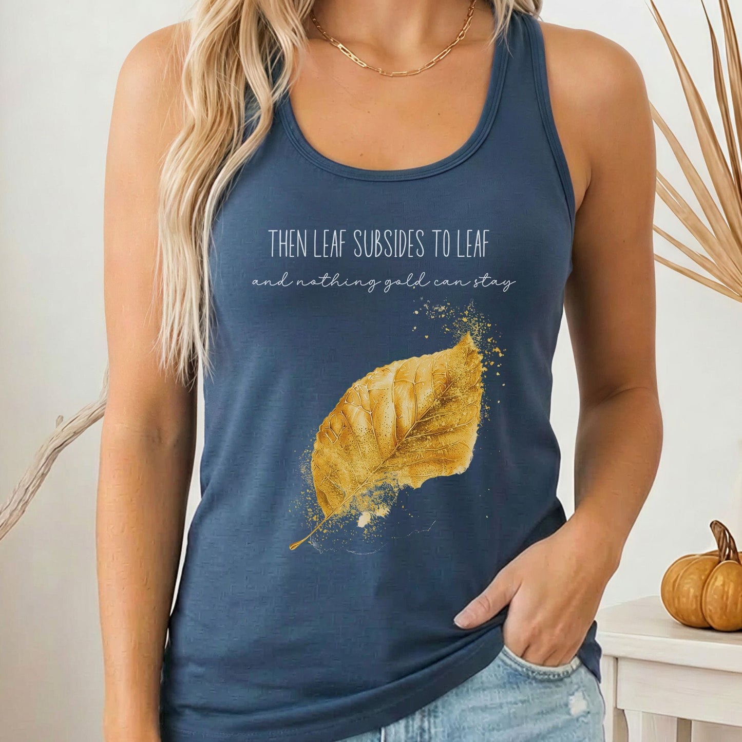 Tank Top Solid Indigo / XS Design 247 Tank Top The Mystic Eden