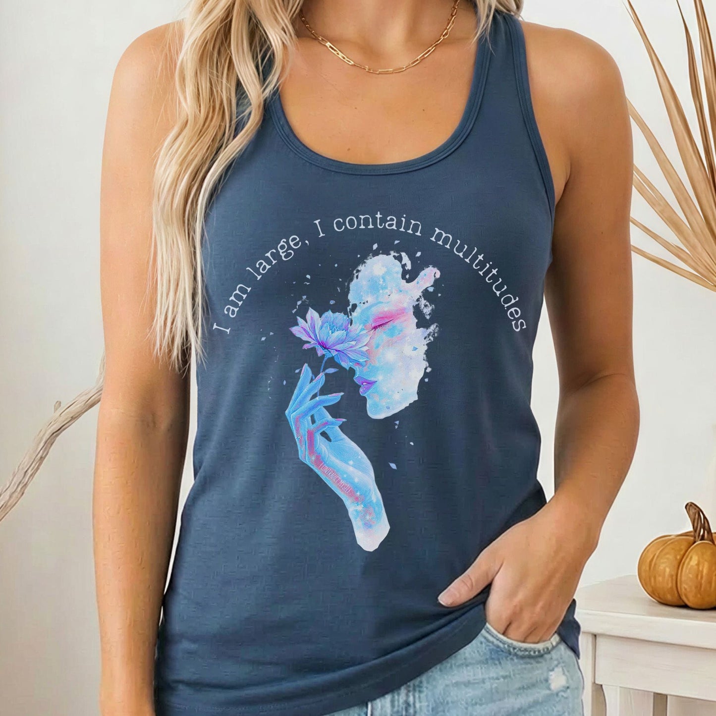 Tank Top Solid Indigo / XS Design 251 Tank Top The Mystic Eden
