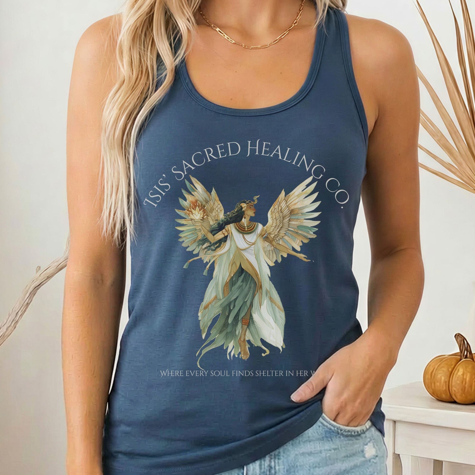 Tank Top Solid Indigo / XS Design 263 Tank Top The Mystic Eden