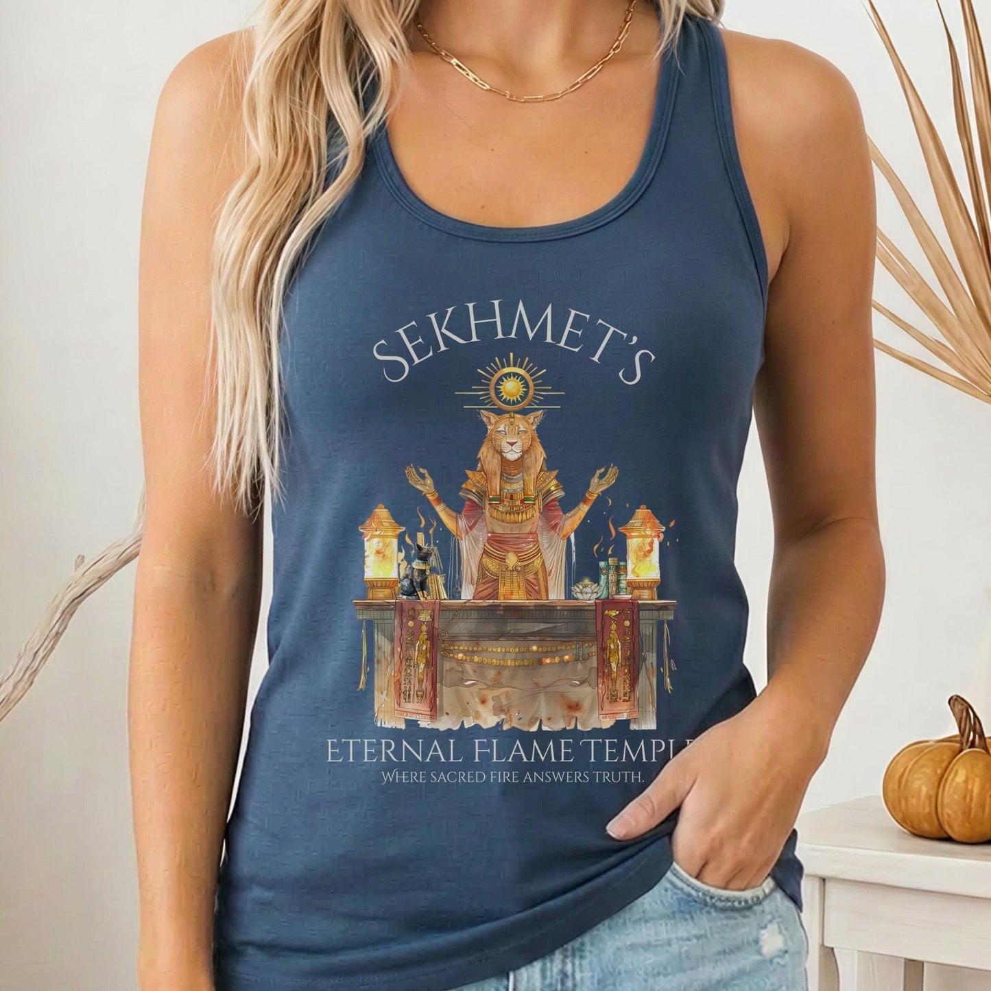 Tank Top Solid Indigo / XS Design 264 Tank Top The Mystic Eden