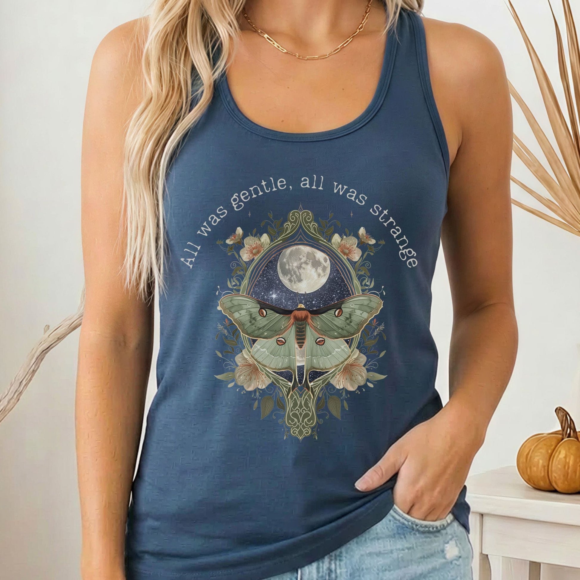 Tank Top Solid Indigo / XS Design 267 Tank Top The Mystic Eden