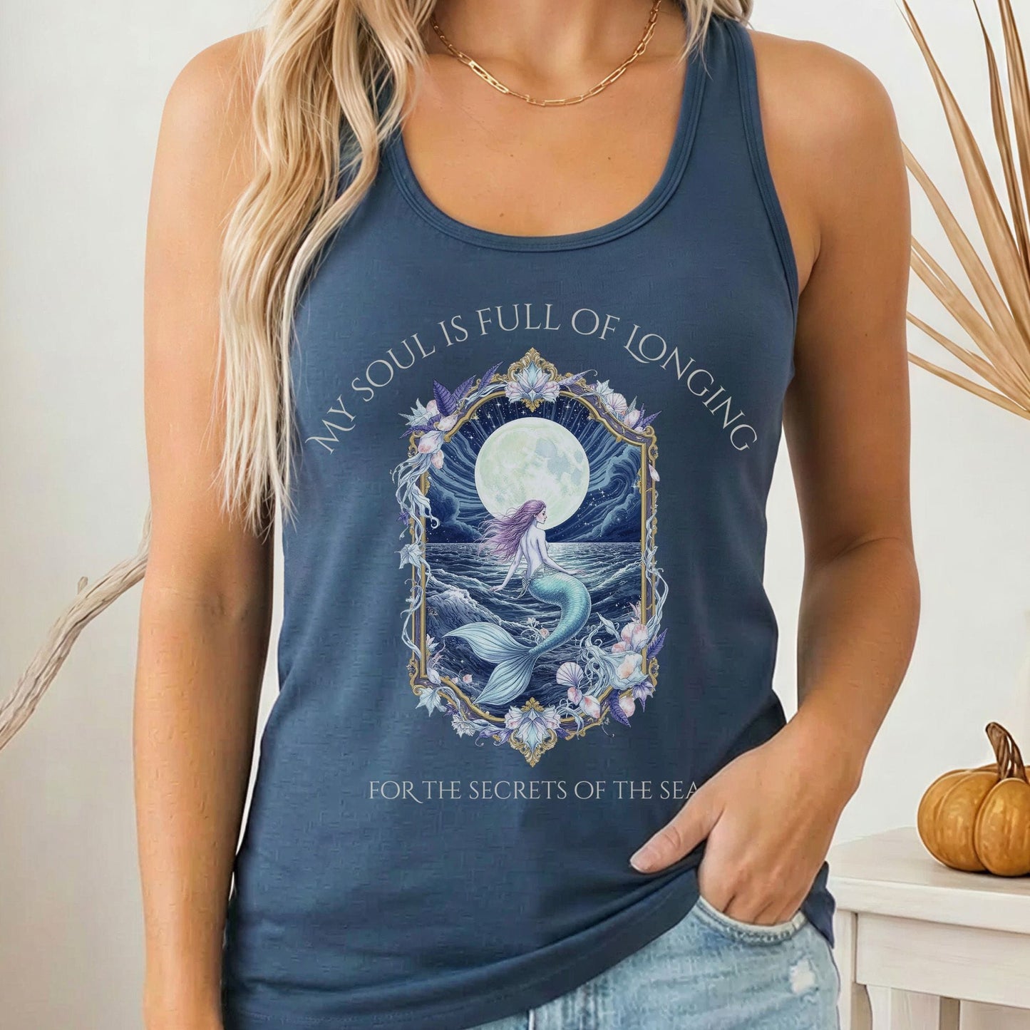 Tank Top Solid Indigo / XS Design 269 Tank Top The Mystic Eden