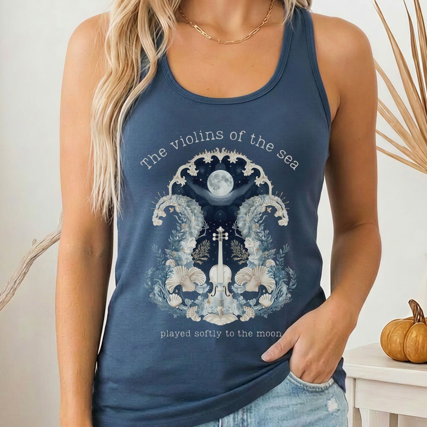 Tank Top Solid Indigo / XS Design 270 Tank Top The Mystic Eden