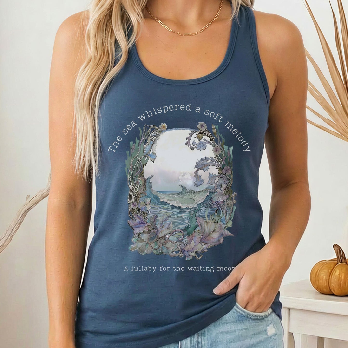 Tank Top Solid Indigo / XS Design 271 Tank Top The Mystic Eden