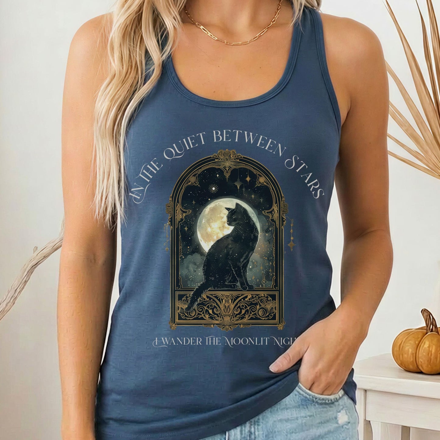 Tank Top Solid Indigo / XS Design 279 Tank Top The Mystic Eden