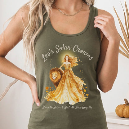 Tank Top Solid Military Green / XS Design 154 Tank Top The Mystic Eden