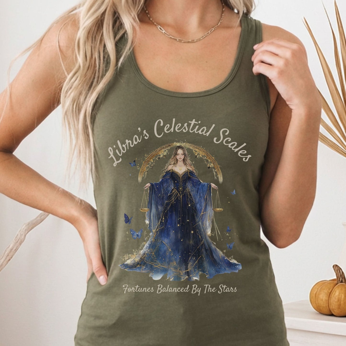 Tank Top Solid Military Green / XS Design 158 Tank Top The Mystic Eden