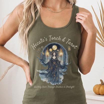 Tank Top Solid Military Green / XS Design 160 Tank Top The Mystic Eden