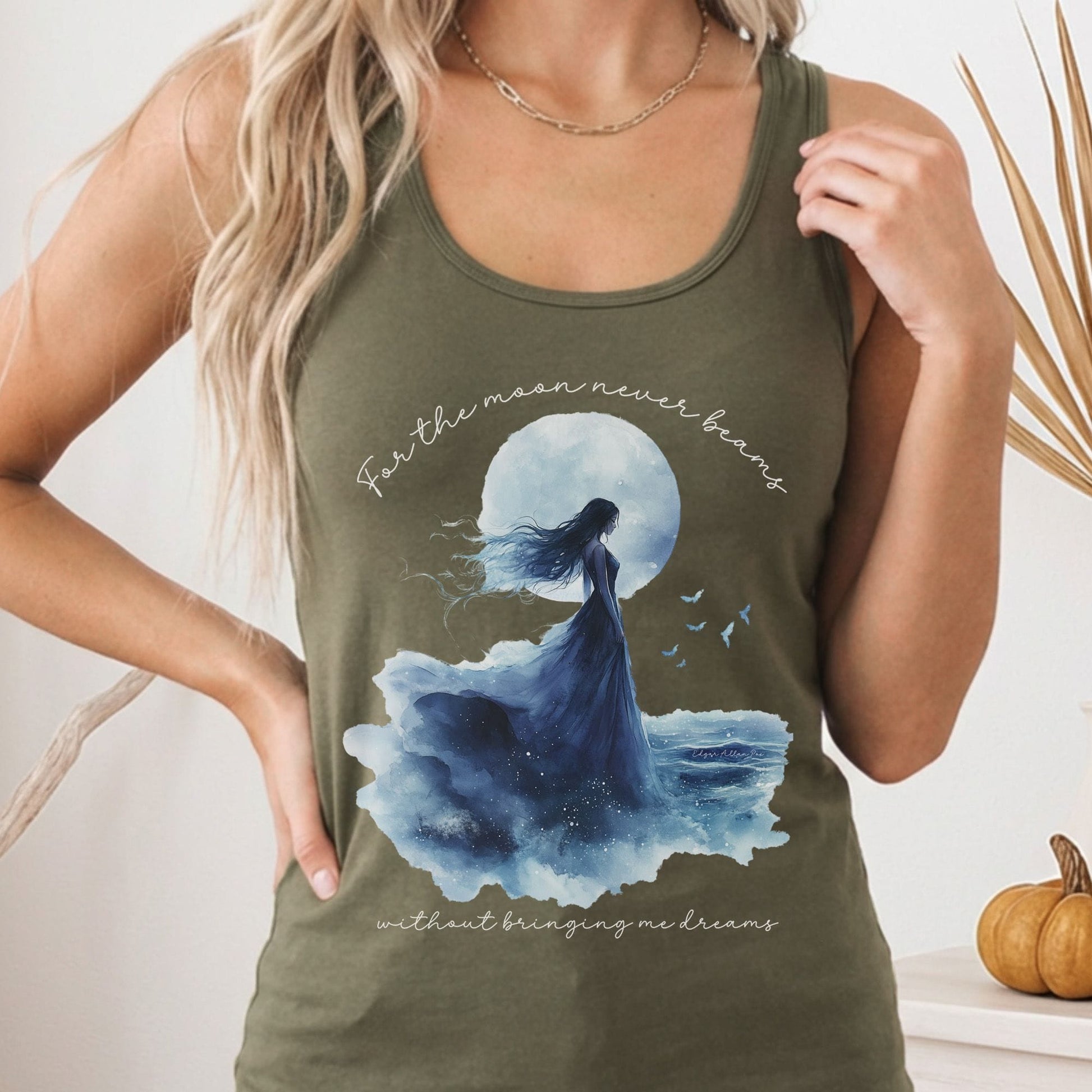 Tank Top Solid Military Green / XS Design 173 Tank Top The Mystic Eden