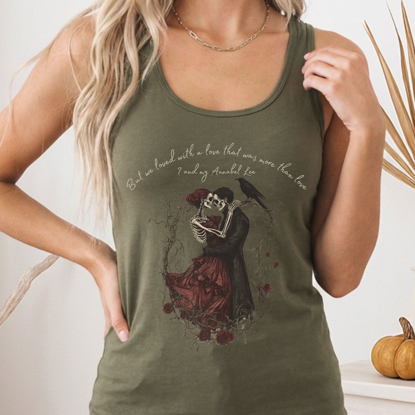 Tank Top Solid Military Green / XS Design 174 Tank Top The Mystic Eden