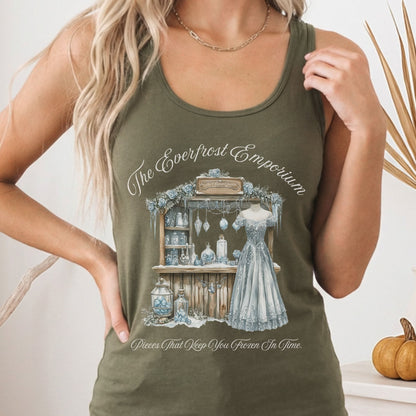 Tank Top Solid Military Green / XS Design 176 Tank Top The Mystic Eden