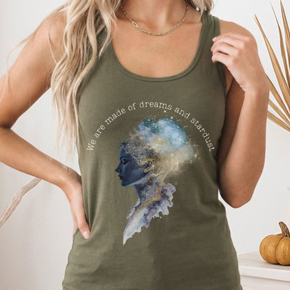 Tank Top Solid Military Green / XS Design 248 Tank Top The Mystic Eden