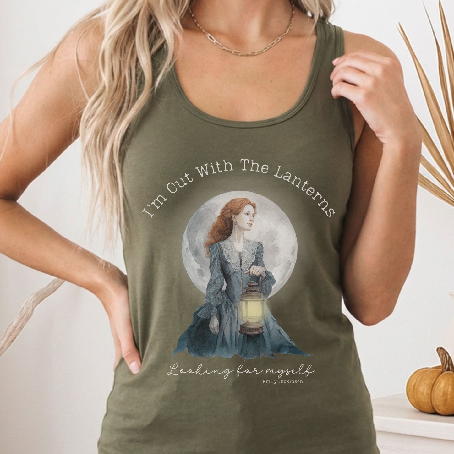 Tank Top Solid Military Green / XS Design 250 Tank Top The Mystic Eden