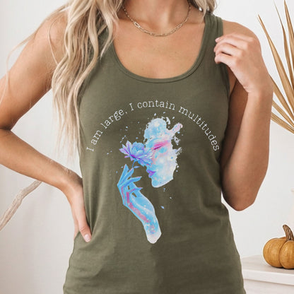 Tank Top Solid Military Green / XS Design 251 Tank Top The Mystic Eden